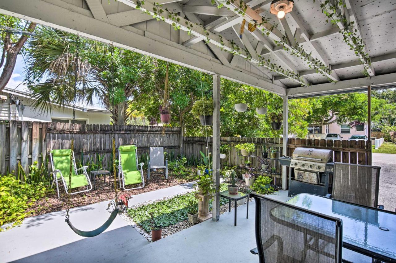 Shady And Eclectic Fort Lauderdale Dwelling With Yard! ภายนอก รูปภาพ